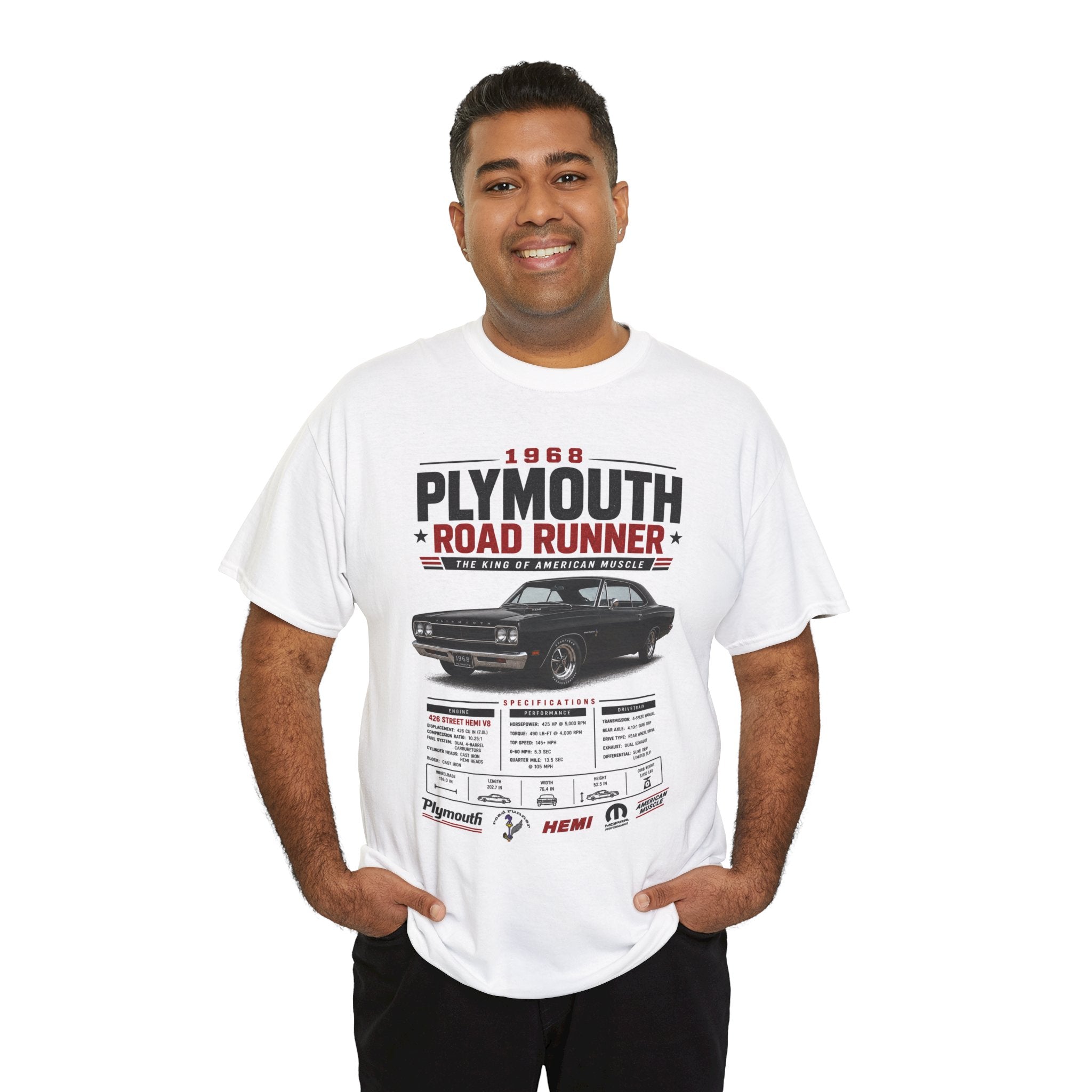 1968 Road Runner Car Enthusiast T-Shirt
