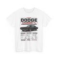 1968 Dodge Charger R/T Tee — Classic Muscle Car Specs Graphic T-Shirt